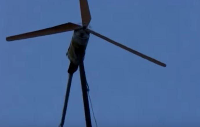 5-метровый самодельный ветрогенератор